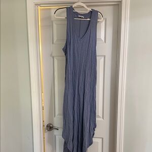 Z Supply Sleeveless Gray Maxi Dress
